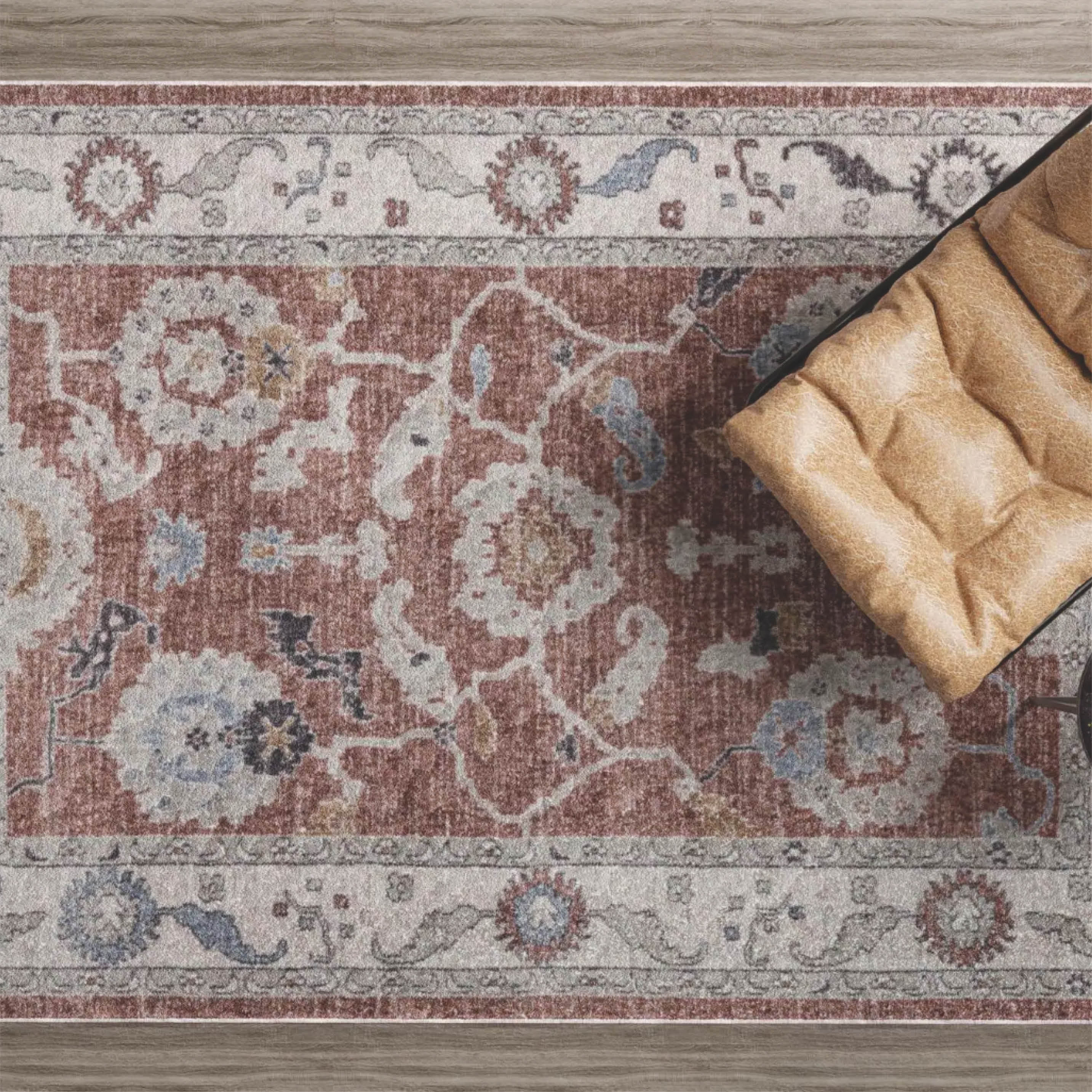 Eco traditional 100% recycled 8x10 rug - Image 5
