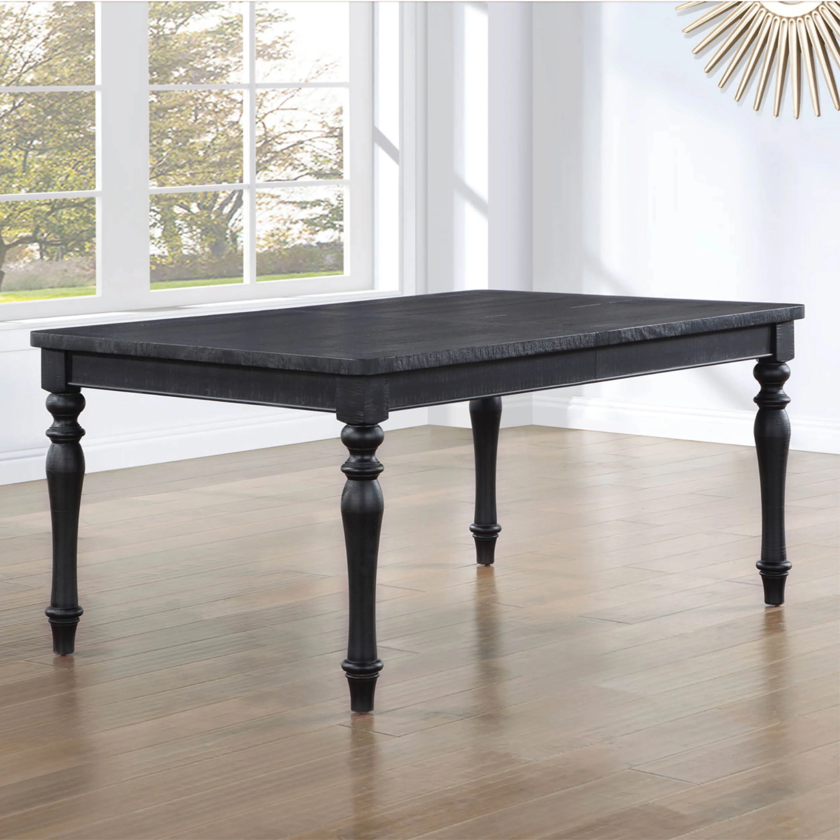 Farmhouse 6 piece rectangular dining set - Image 3