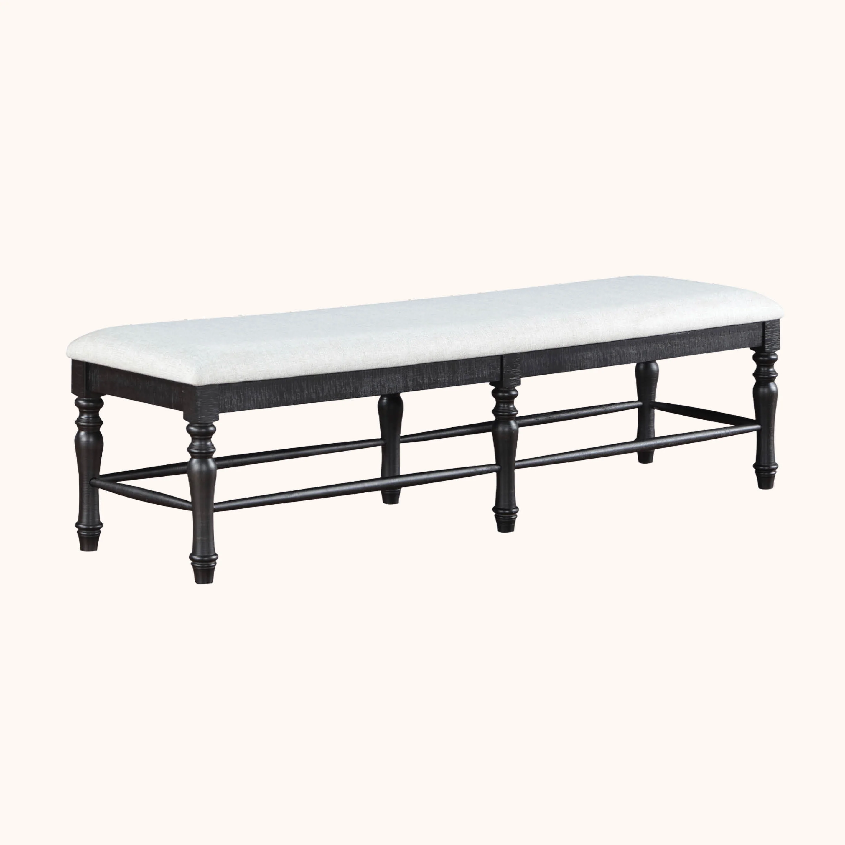 Farmhouse 6 piece rectangular dining set - Image 7