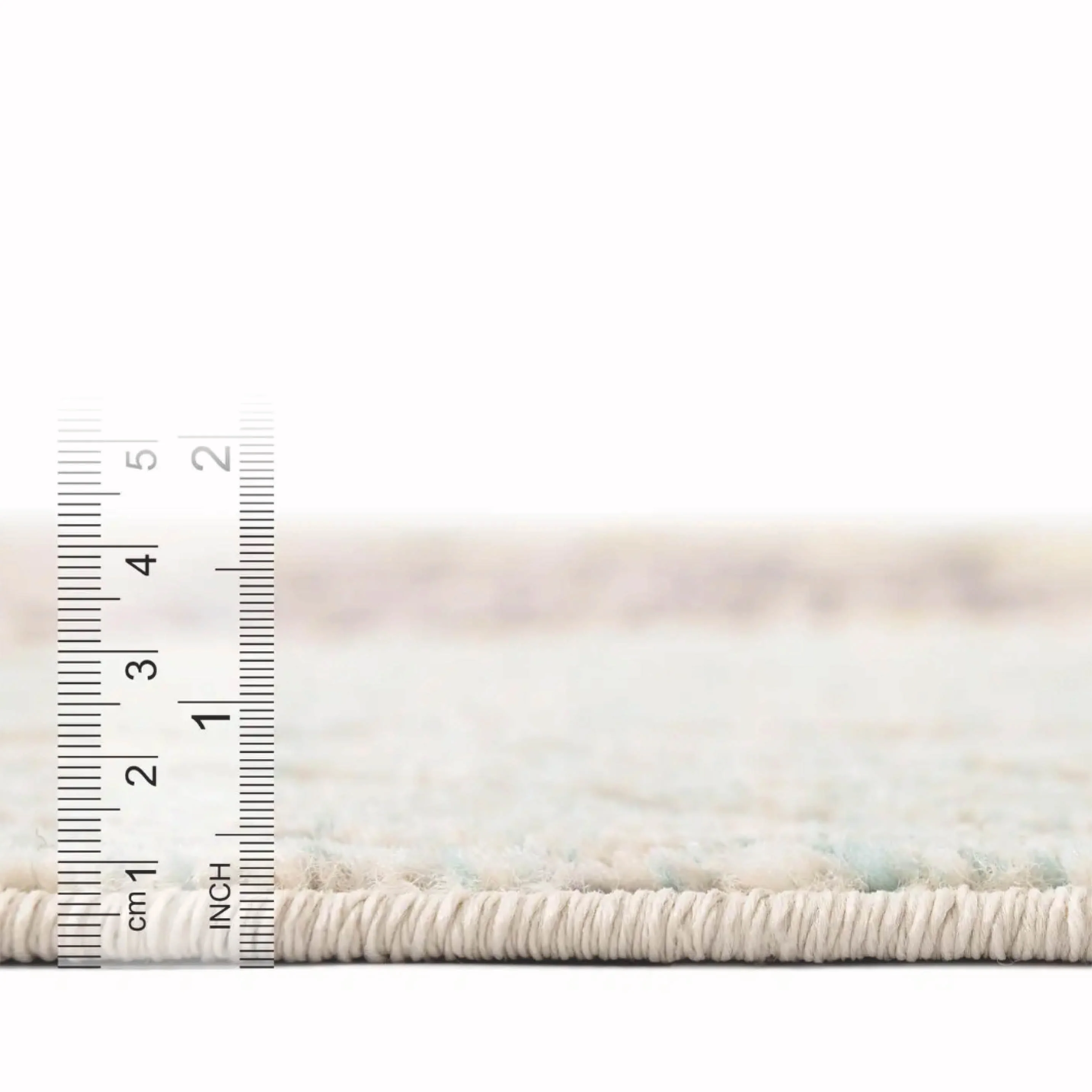 Ginkgo gray blue outdoor rug - Image 4