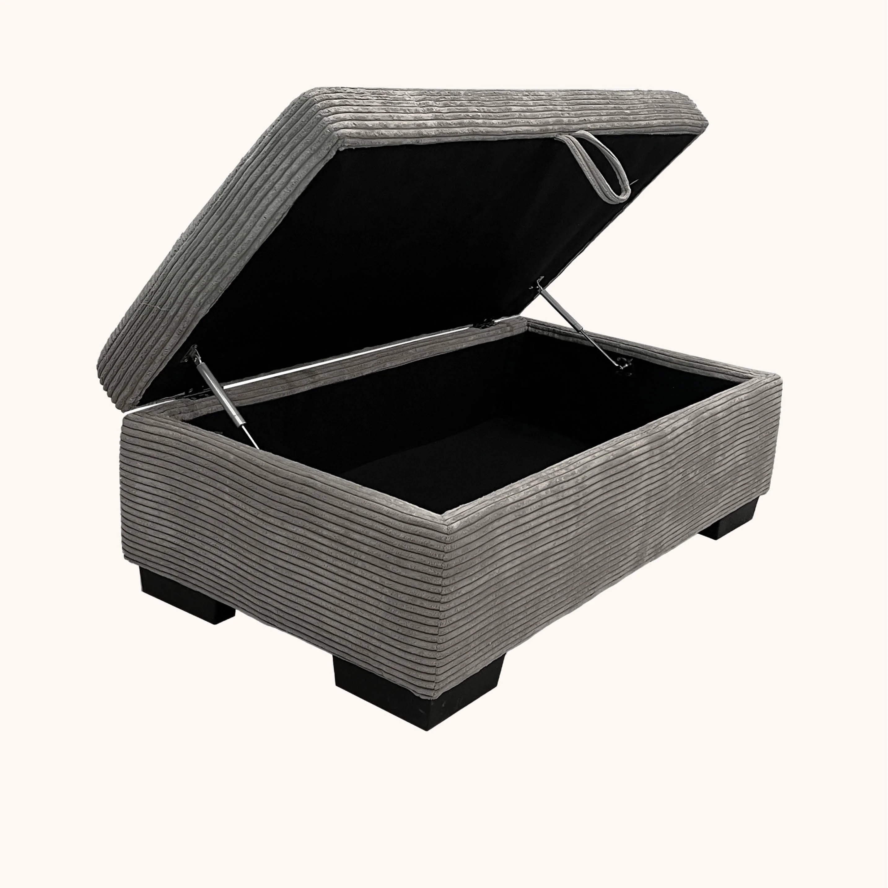 Goodnight Gray storage ottoman - Image 3