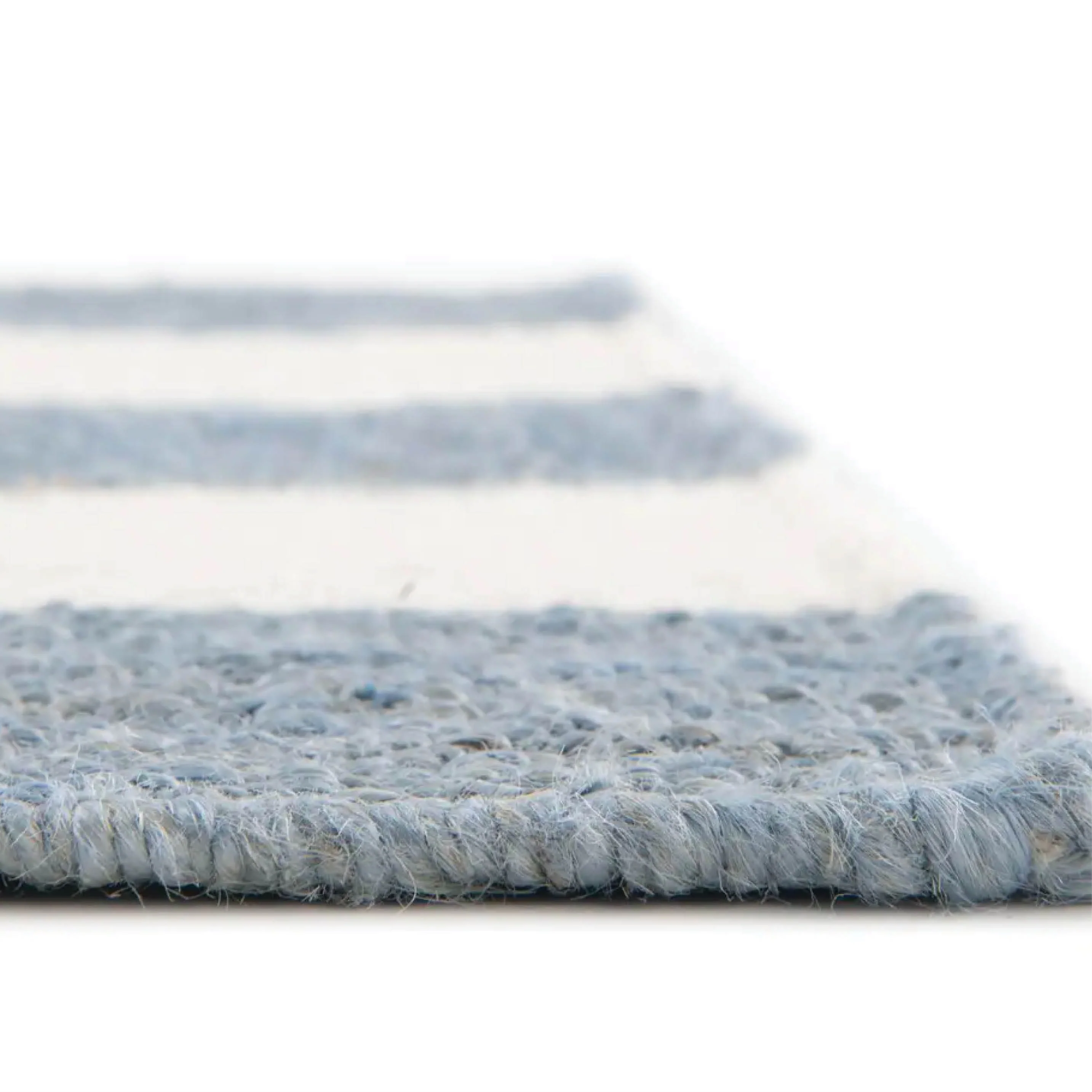 Jute and wool stripe 8x10 rug - Image 3