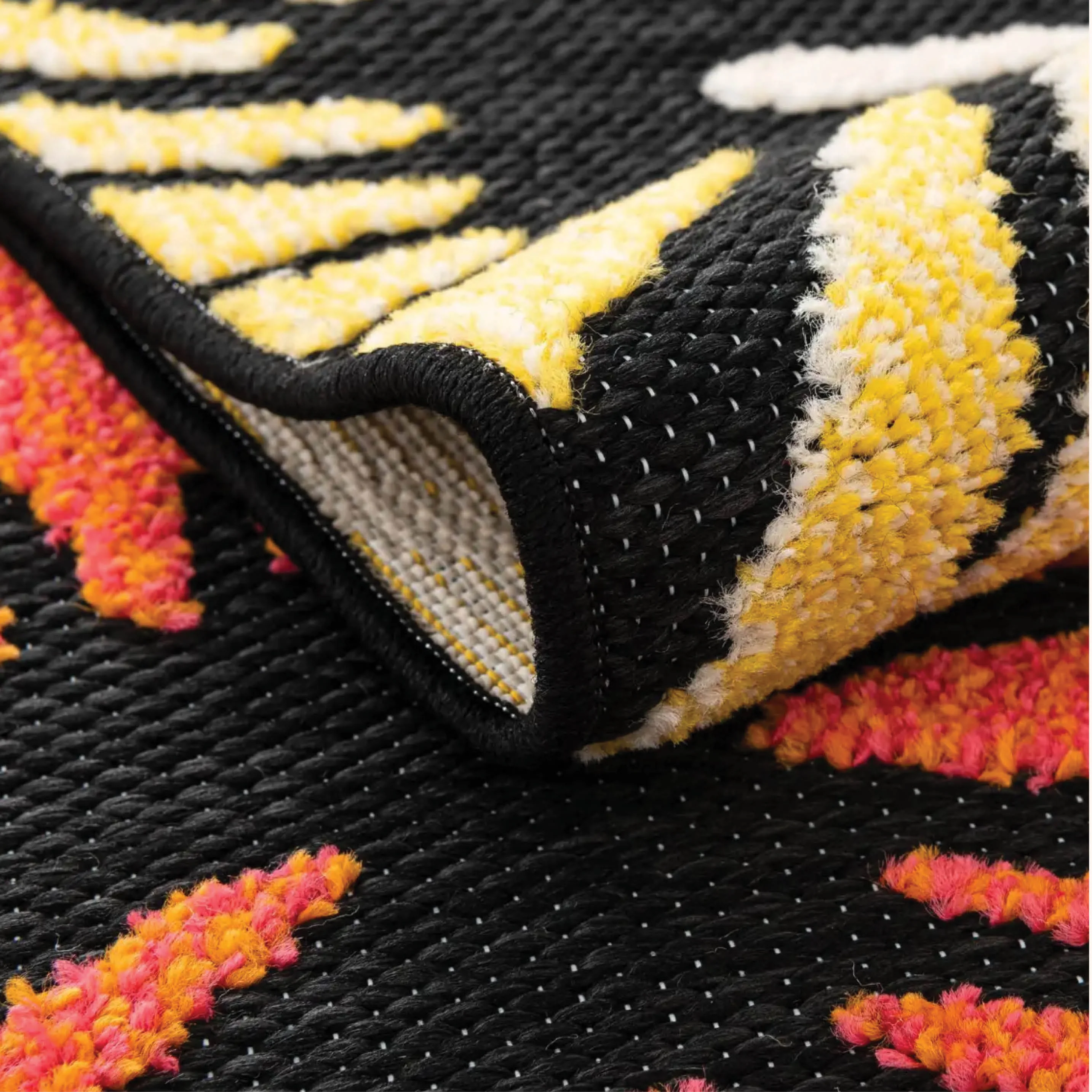Lotus multi color outdoor rug - Image 3
