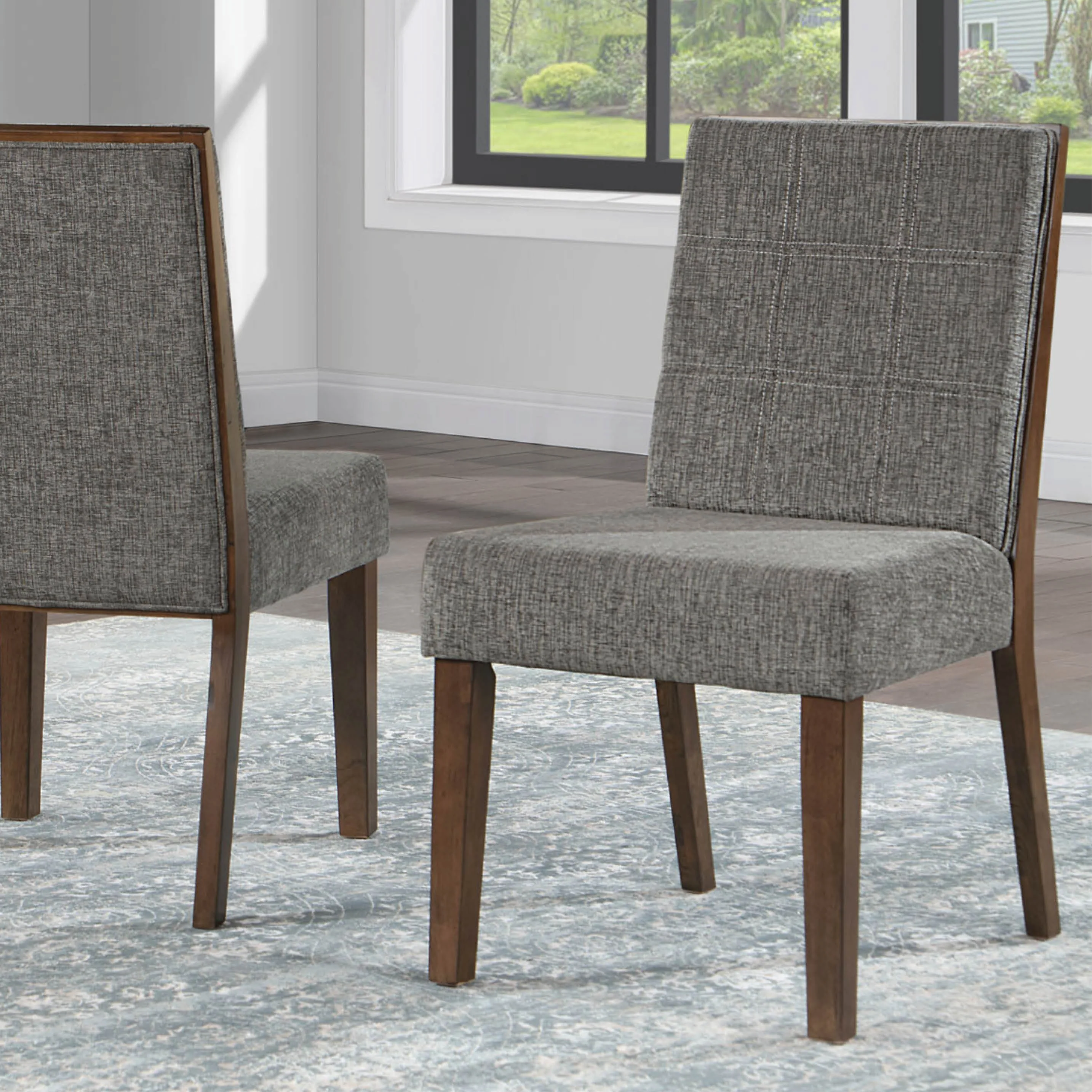 Mid-century modern 6 piece rectangular dining set - Image 3