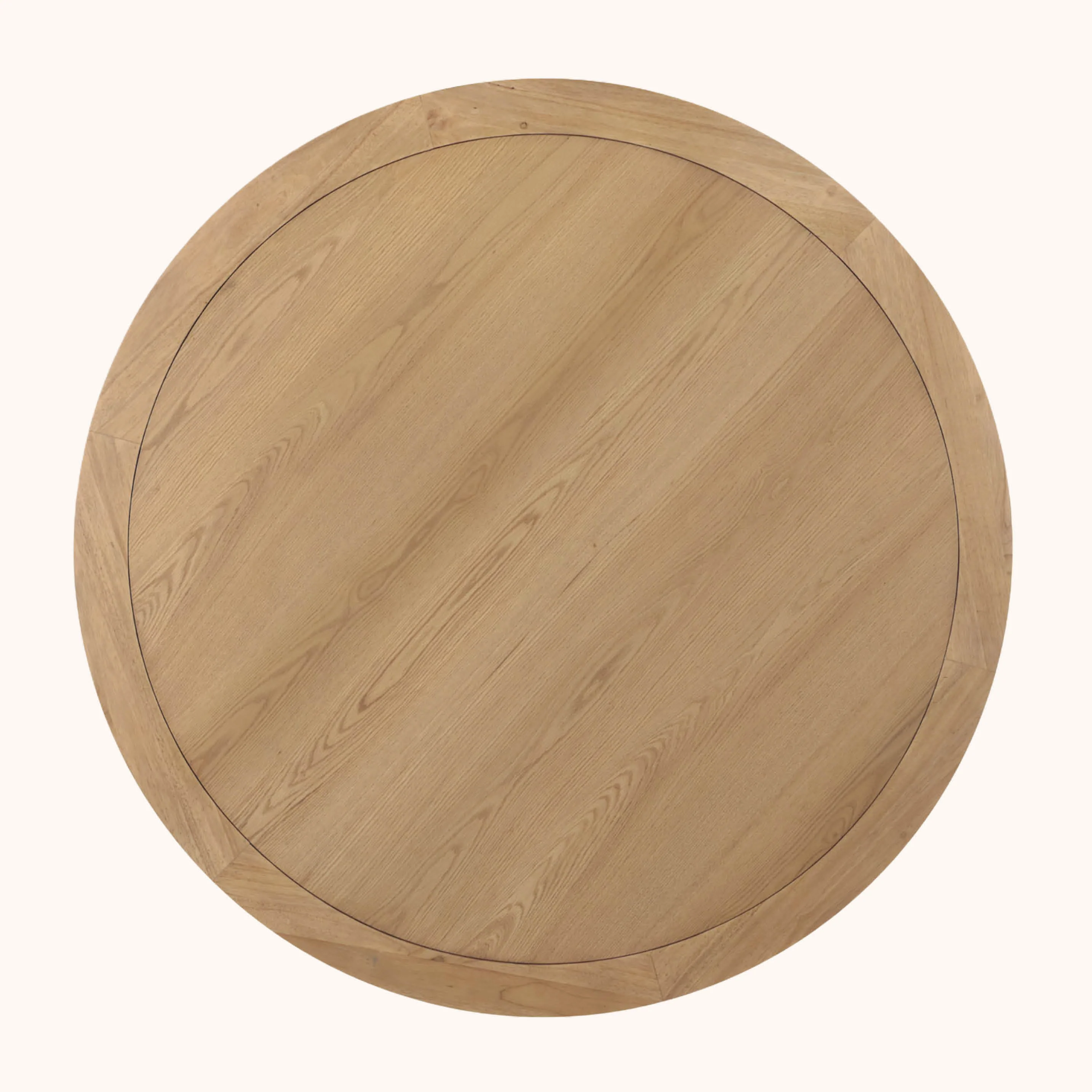 Modern farmhouse 5 piece round dining set - Image 6